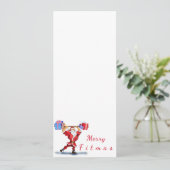 Kerstmenu Sinterklaas met Cadeaus - Grappig Menu (Staand voorkant)