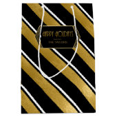 Kerstmerk Gold ID862 Medium Cadeauzakje (Voorkant)