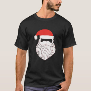 Kerstminimalistisch moderne kerstkerstman t-shirt