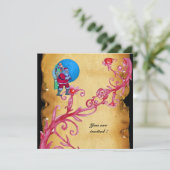 KERSTMIRODEN MET PERKAMENT KAART (Staand voorkant)