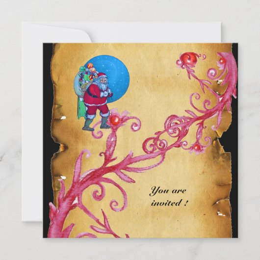 KERSTMIRODEN MET PERKAMENT KAART (Voorkant)