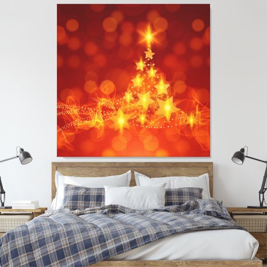 Kerstmis 002 canvas afdruk (Insitu (Slaapkamer))