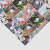 Kerstmis 10 Foto's Collage Tissuepapier (Detail)