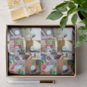 Kerstmis 10 Foto's Collage Tissuepapier (Geschenk)