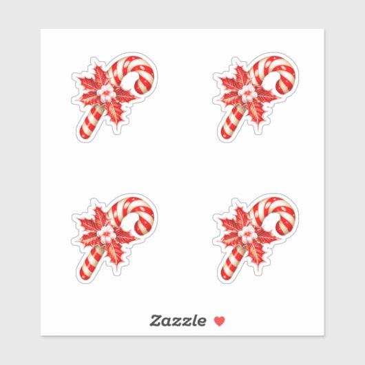 Kerstmis 10 sticker (Vel)