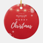 Kerstmis 12 keramisch ornament (Achterkant)