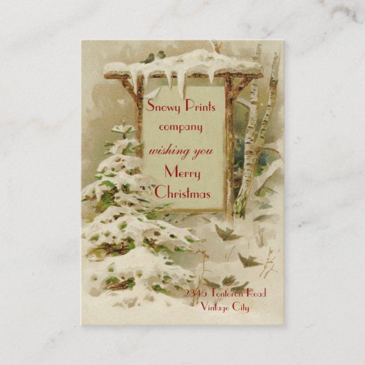  Kerstmis 1902 Visitekaartje (Voorkant)