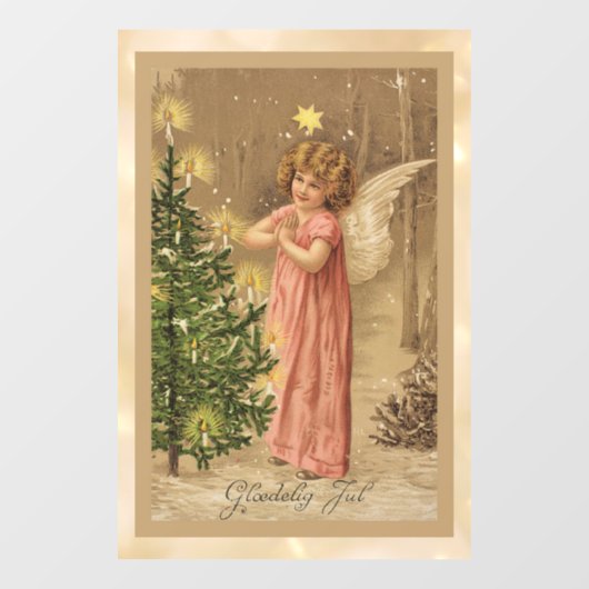  Kerstmis 1910 Raamsticker (Vel)