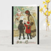 Kerstmis 1912, Windows Shopping Kaart (Gele Bloem)