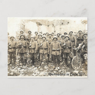 Kerstmis 1917 feestdagenkaart