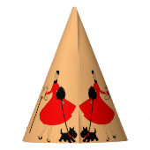 Kerstmis 1950  dames feesthoedjes (Achterkant)