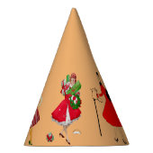 Kerstmis 1950  dames feesthoedjes (Rechts)