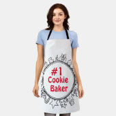 Kerstmis #1 Cookie Baker Schort (Gedragen)