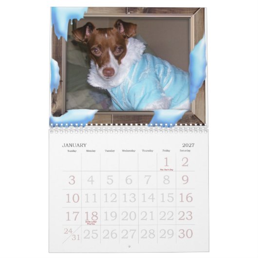 Kerstmis 2006 kalender (Jan 2027)