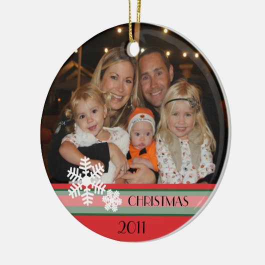 Kerstmis 2011 keramisch ornament (Links)