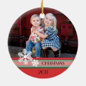 Kerstmis 2011 keramisch ornament (Achterkant)