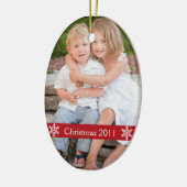 Kerstmis 2012 ornament van de foto-keepomwille (Links)