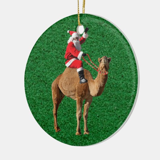 Kerstmis 2013 Hump Day Camel and Santa Keramisch Ornament (Links)