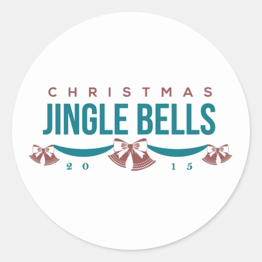 Kerstmis 2015: Stickers van de feestdag in Jingle (Voorkant)