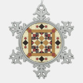 Kerstmis 2016 Modern Welsh Quilts Tree Ornament (Voorkant)