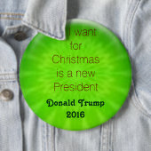 Kerstmis 2016 ronde button 6,0 cm (In situ)