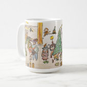 Kerstmis 2018 koffiemok (Voorkant links)