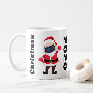 Kerstmis 2020 Santa Ugly Sweater Face Mask Koffiemok