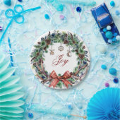 Kerstmis 2021 Joy Wreath Bord (Feest)
