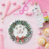 Kerstmis 2021 Joy Wreath Bord (Feest)