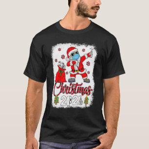 Kerstmis 2021 Santa Dabbing Face Mask Toilet Pape T-shirt