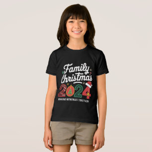 Kerstmis 2024 Familie Matchende Outfit Xmas Squad Tri-Blend Shirt