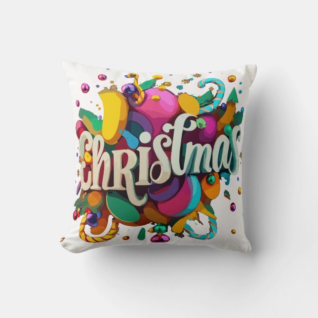 Kerstmis 2024 kussen (Voorkant)