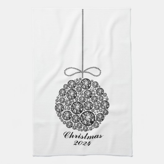 Kerstmis 2024 theedoek (Verticaal)