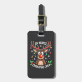 Kerstmis 2025, bagagelabel (Voorkant verticaal)