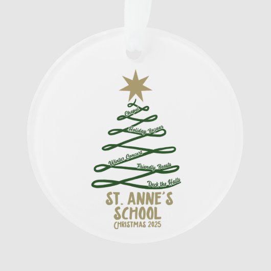 Kerstmis 2025 ornament (voorkant)