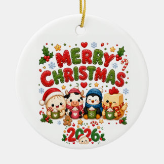 Kerstmis 2026 Keramische Kerstbal Keramisch Ornament