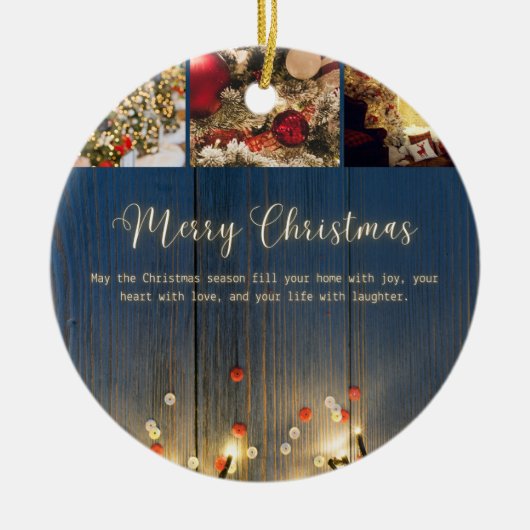 Kerstmis 24 keramisch ornament (Voorkant)