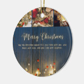 Kerstmis 24 keramisch ornament (Links)