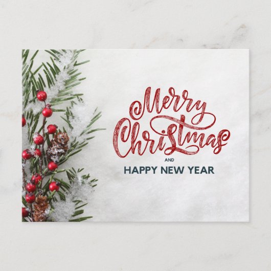 Kerstmis 2 feestdagenkaart (Voorkant)