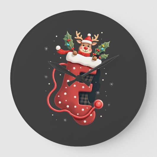 Kerstmis (2) grote klok (Voorkant)