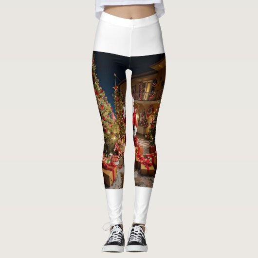 Kerstmis 2. leggings (Voorkant)