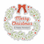 Kerstmis 2 sticker (Voorkant)