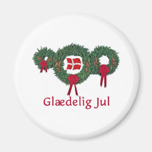 Kerstmis 2 van Denemarken Magneet