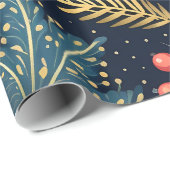 Kerstmis 30 inch x 6 voet Glans Cadeaupapier (Rol Hoek)