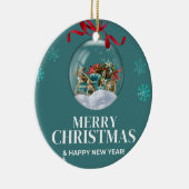 Kerstmis 3 keramisch ornament (Rechts)