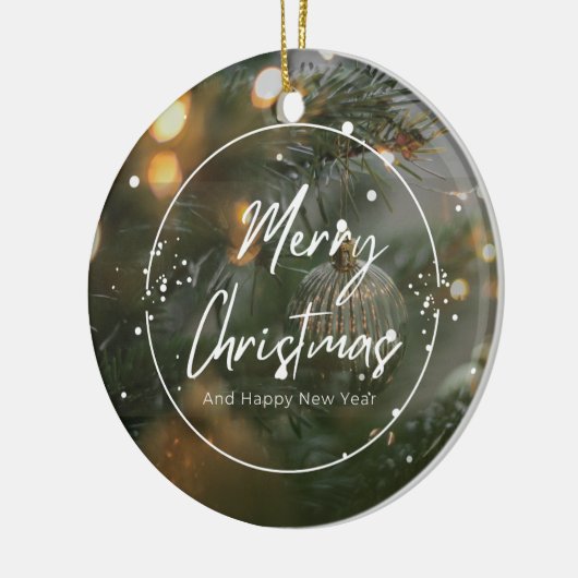 Kerstmis 4 keramisch ornament (Links)