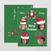 Kerstmis - 4-reeks - fotokaart briefkaart (Voorkant / Achterkant)