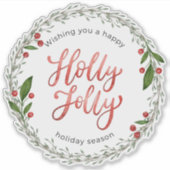 Kerstmis 4 sticker (Voorkant)