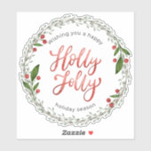 Kerstmis 4 sticker (Vel)