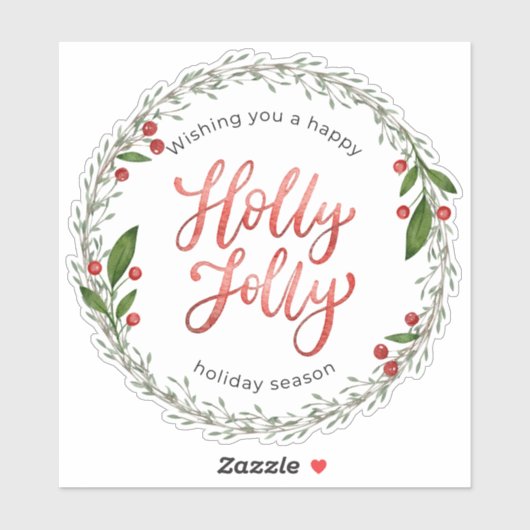 Kerstmis 4 sticker (Vel)